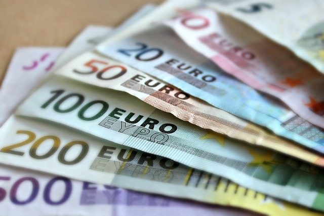 euro bankovky